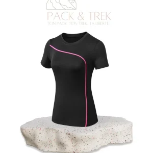 T-shirt de Randonnée Femme – Séchage Rapide, Extensible & Confort Technique