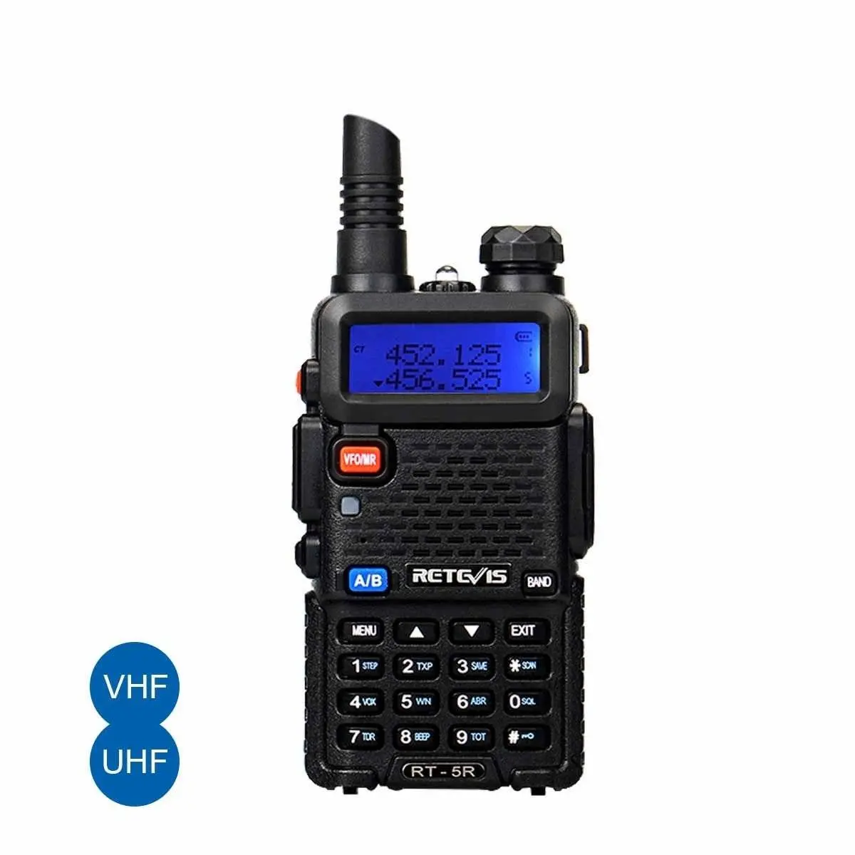 RT5R Walkie Talkie 5W 128CH UHF+VHF FM Radio Two Way Radio – Image 2