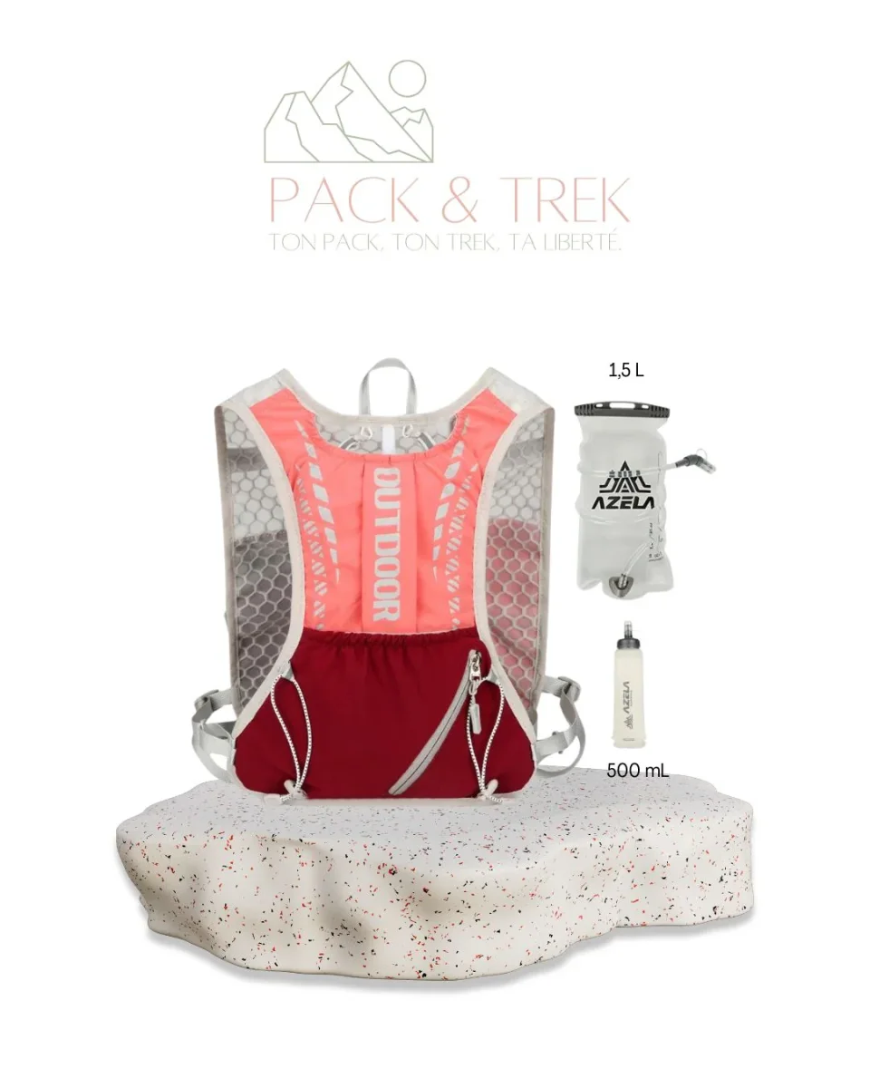 Veste d’Hydratation Running & trekking – Ultra Légère et Réfléchissante – Image 5